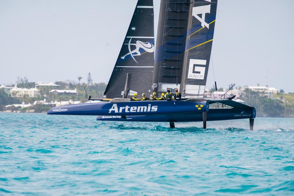 06/04/2017 - Hamilton (BMU) - 35th America's Cup Bermuda 2017 - America's Cup Class (ACC) boats practice racing © Austin Wong | ACEA