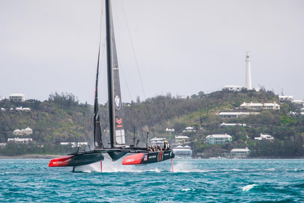 06/04/2017 - Hamilton (BMU) - 35th America's Cup Bermuda 2017 - America's Cup Class (ACC) boats practice racing © Austin Wong | ACEA