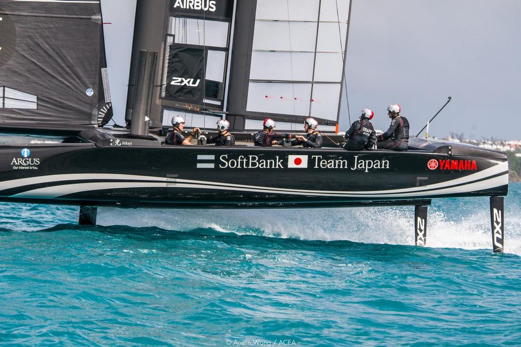 06/04/2017 - Hamilton (BMU) - 35th America's Cup Bermuda 2017 - America's Cup Class (ACC) boats practice racing © Austin Wong | ACEA