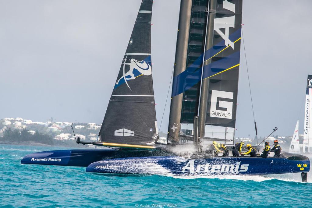 06/04/2017 - Hamilton (BMU) - 35th America's Cup Bermuda 2017 - America's Cup Class (ACC) boats practice racing © Austin Wong | ACEA