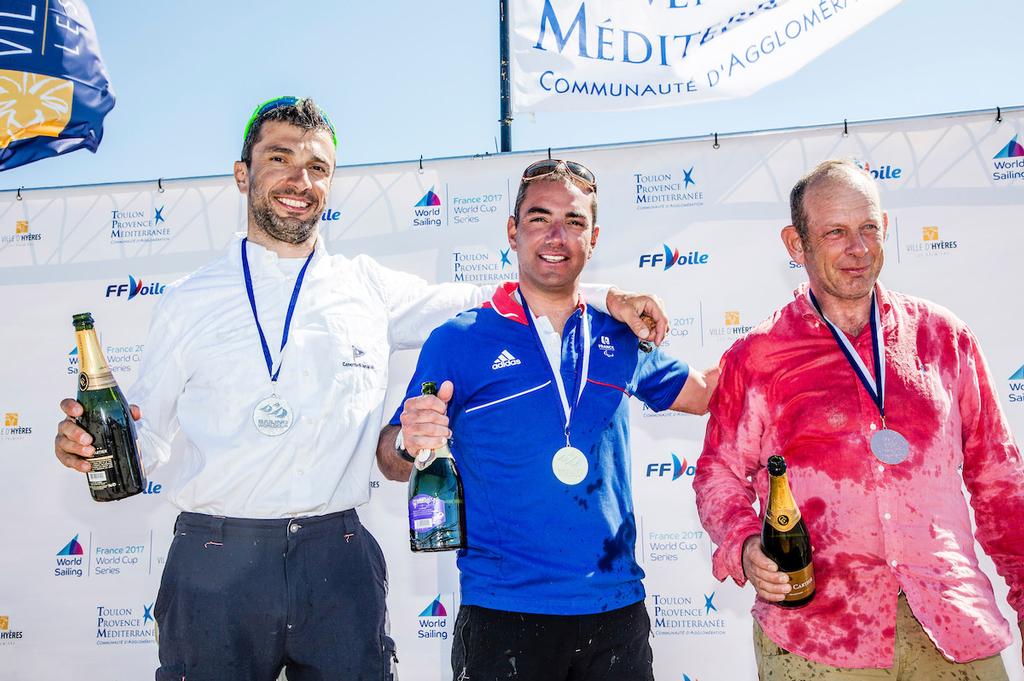 Damien Seguin - 2017 Sailing World Cup - Hyeres photo copyright  Jesus Renedo / Sailing Energy http://www.sailingenergy.com/ taken at  and featuring the  class