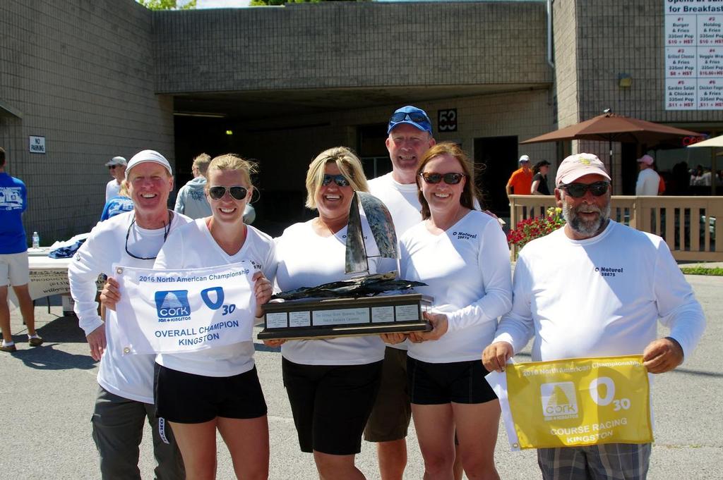 2016 Olson 30 North American Champions Bruce Rand and crew of O'Naturel © Geoff Webster