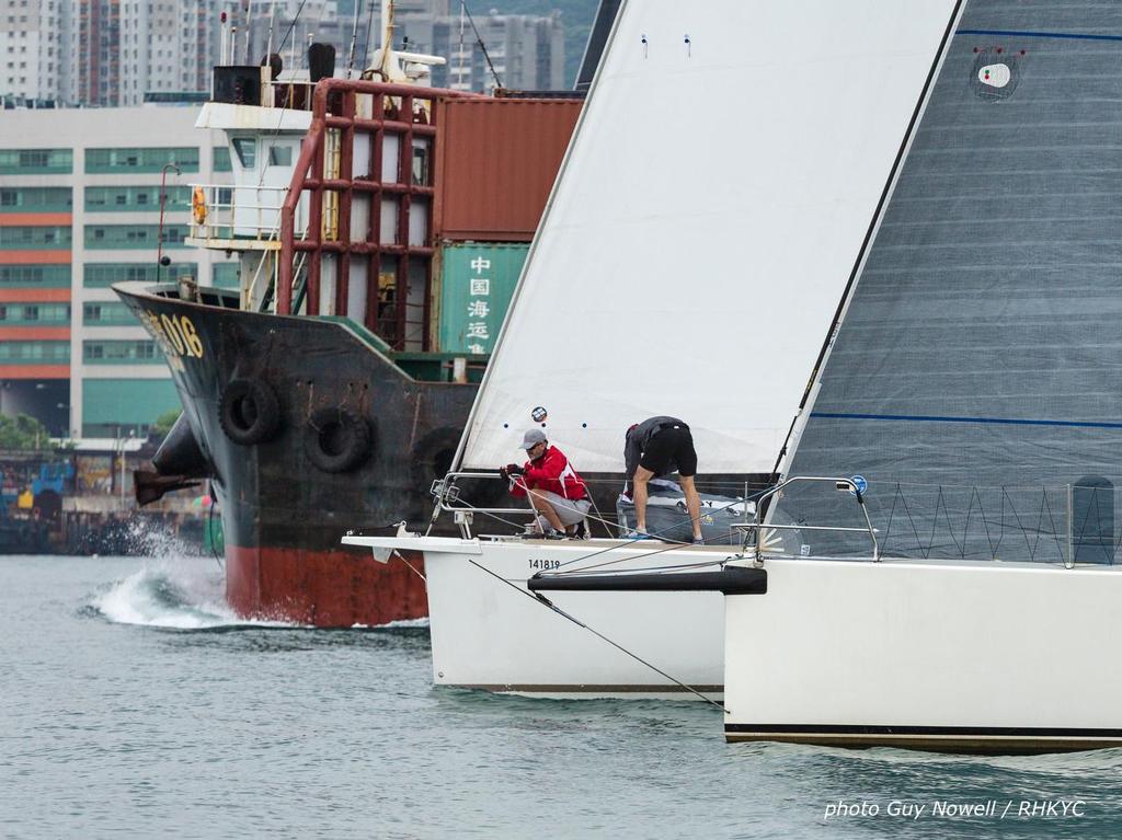 Overtaking boat keeps clear? RHKYC San Fernando Race 2017.  ©  RHKYC/Guy Nowell http://www.guynowell.com/