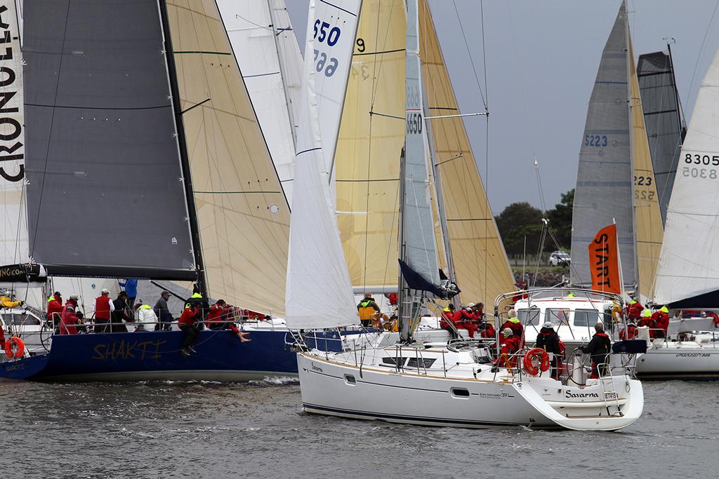 Shakti at start - 2017 Sail Port Stephens Regatta photo copyright Mark Rothfield taken at  and featuring the  class