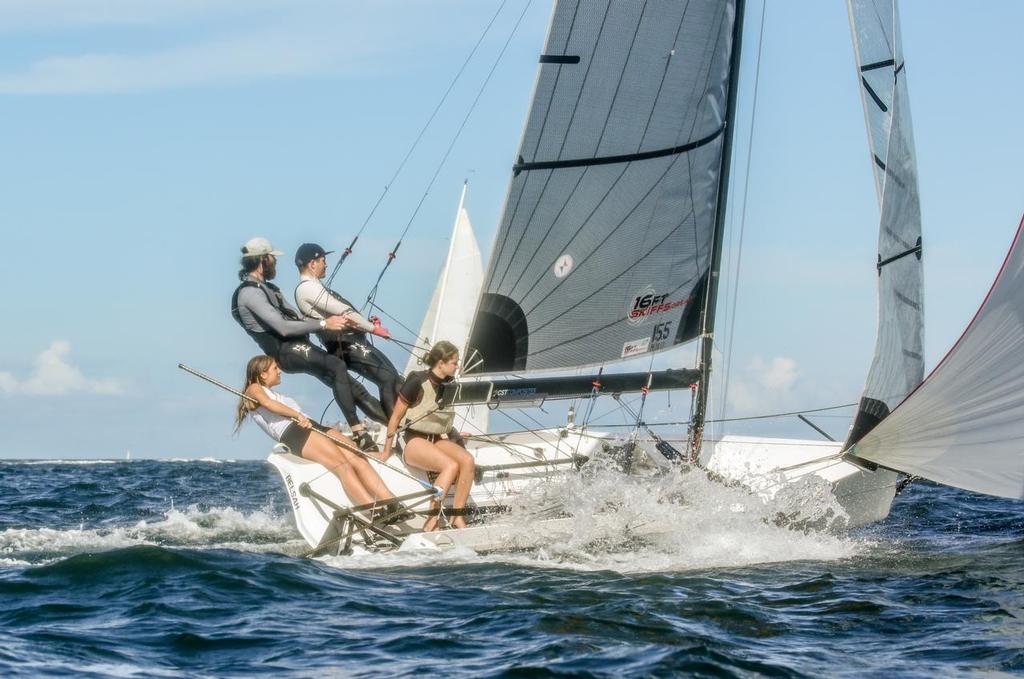  - Manly 16ft Skiff Club annual Crew Swap Day - April 2017 © Michael Chittenden 