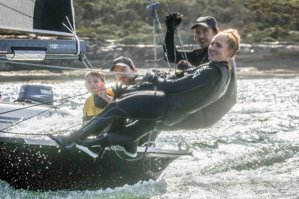  - Manly 16ft Skiff Club annual Crew Swap Day - April 2017 © Michael Chittenden 