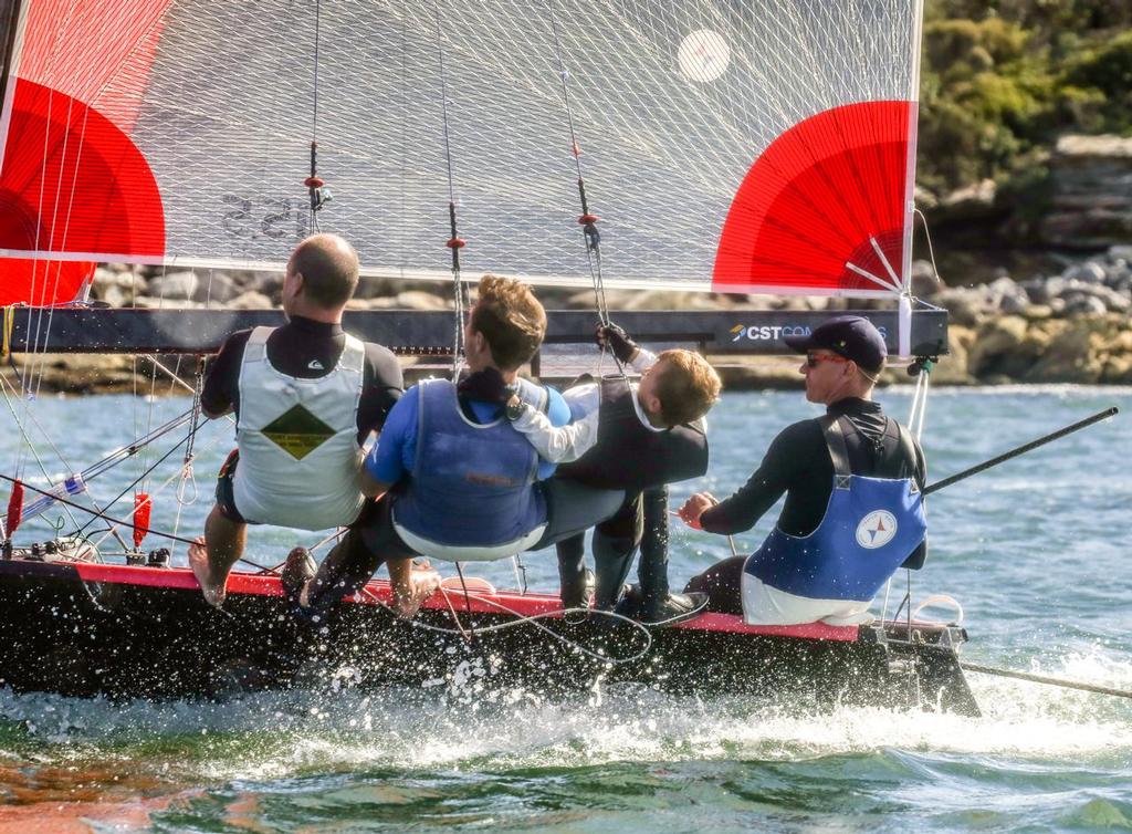  - Manly 16ft Skiff Club annual Crew Swap Day - April 2017 © Michael Chittenden 