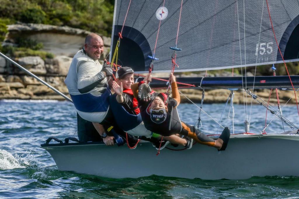 - Manly 16ft Skiff Club annual Crew Swap Day - April 2017 © Michael Chittenden 