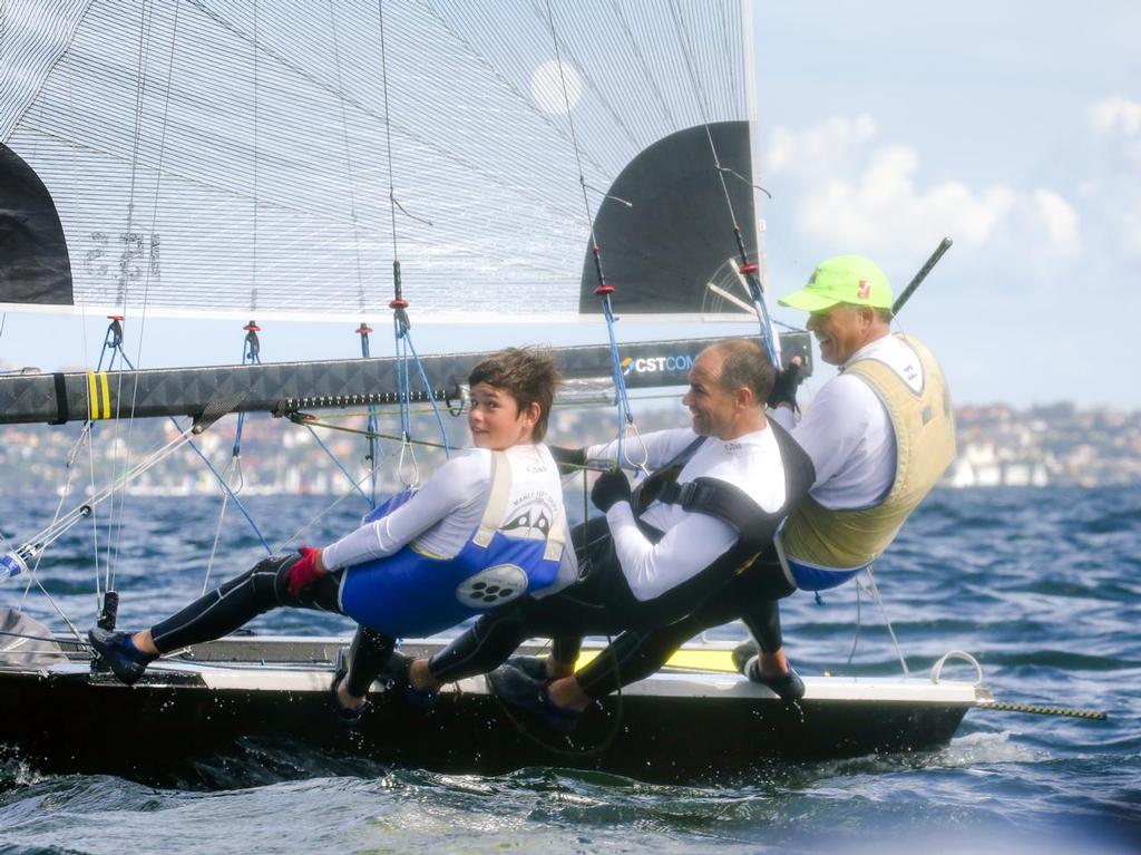 - Manly 16ft Skiff Club annual Crew Swap Day - April 2017 © Michael Chittenden 