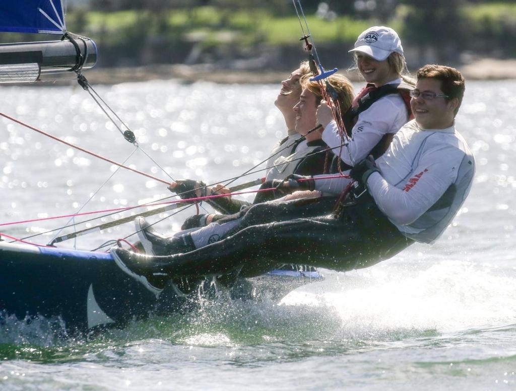  - Manly 16ft Skiff Club annual Crew Swap Day - April 2017 © Michael Chittenden 