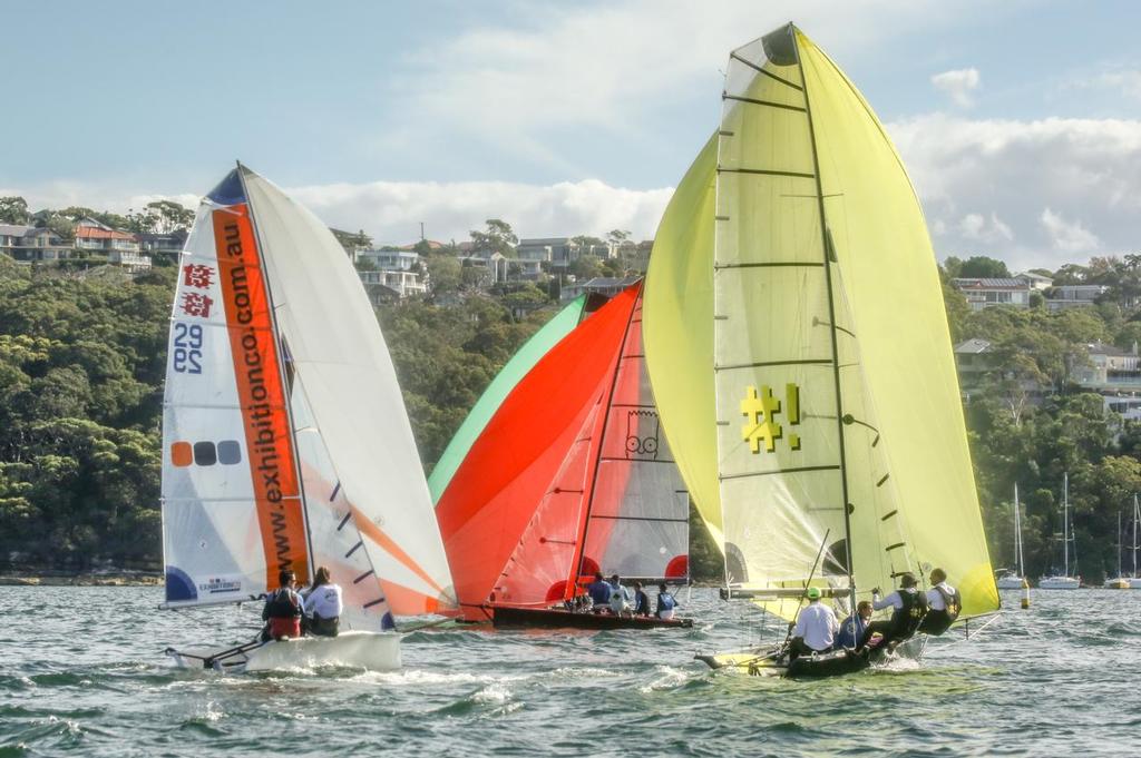 - Manly 16ft Skiff Club annual Crew Swap Day - April 2017 © Michael Chittenden 