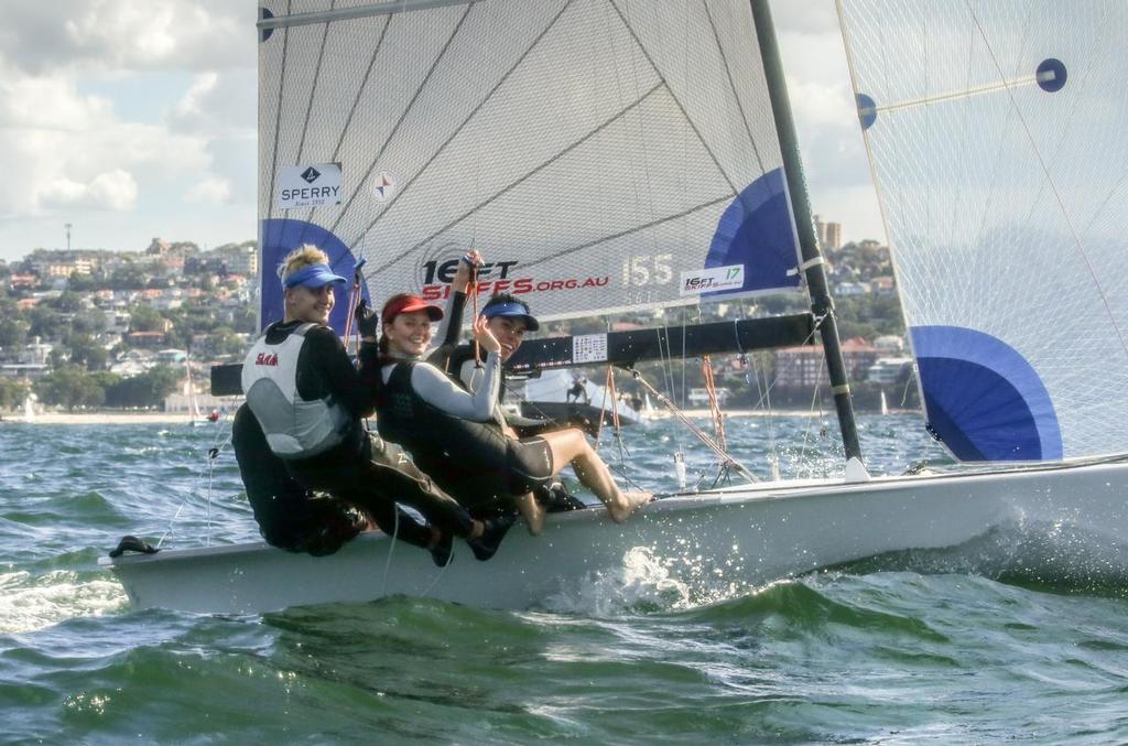  - Manly 16ft Skiff Club annual Crew Swap Day - April 2017 © Michael Chittenden 