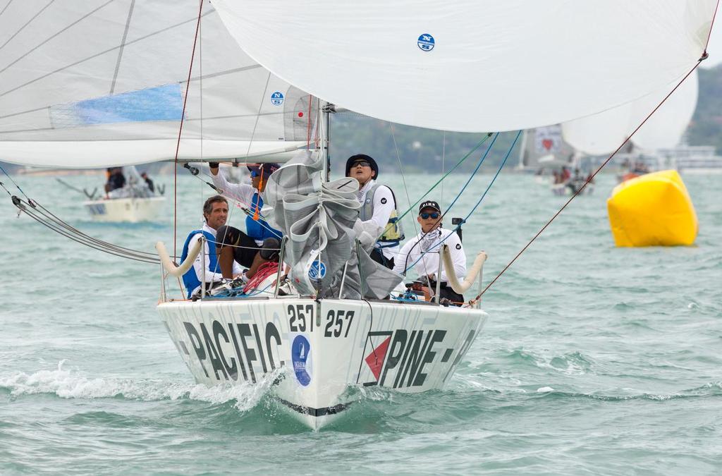 Pine-Pacific. Platu fleet leader. Top of the Gulf 2017. photo copyright Guy Nowell/ Top of the Gulf Regatta taken at  and featuring the  class