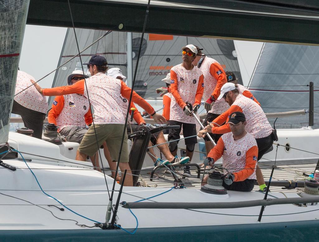 Cool calm and collected on THA 72. Top of the Gulf Regatta 2017. © Guy Nowell/ Top of the Gulf Regatta