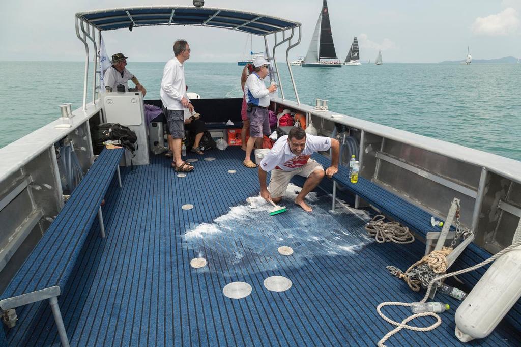 You just can't get the smell out - Top of the Gulf Regatta 2017. © Guy Nowell/ Top of the Gulf Regatta