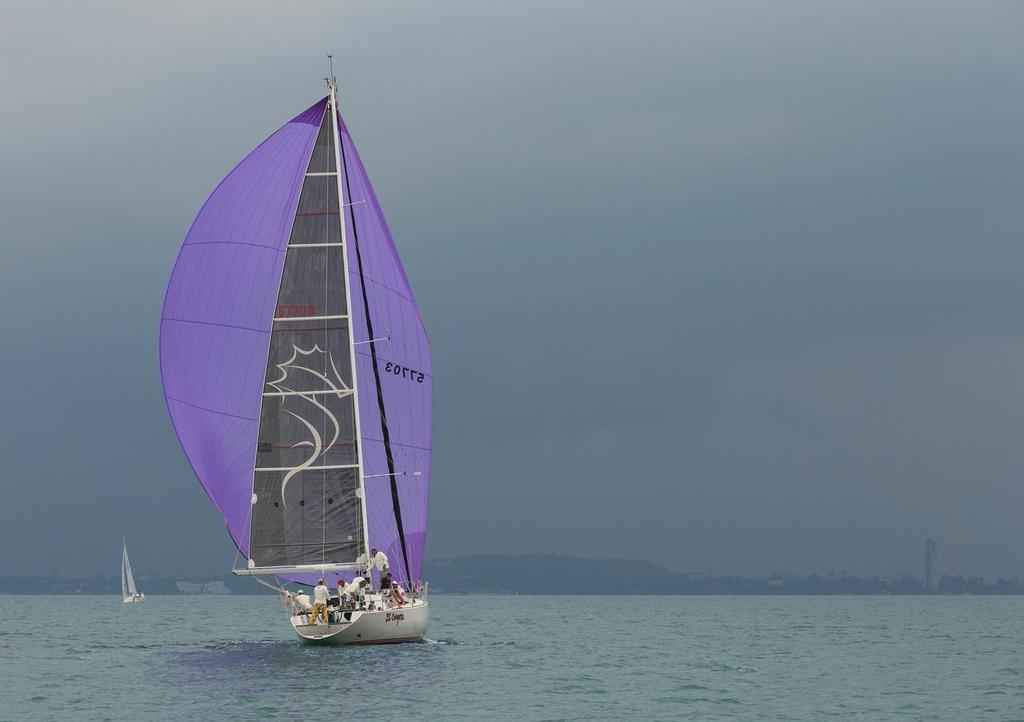 Heading into the thunder. - Top of the Gulf Regatta 2017. photo copyright Guy Nowell/ Top of the Gulf Regatta taken at  and featuring the  class