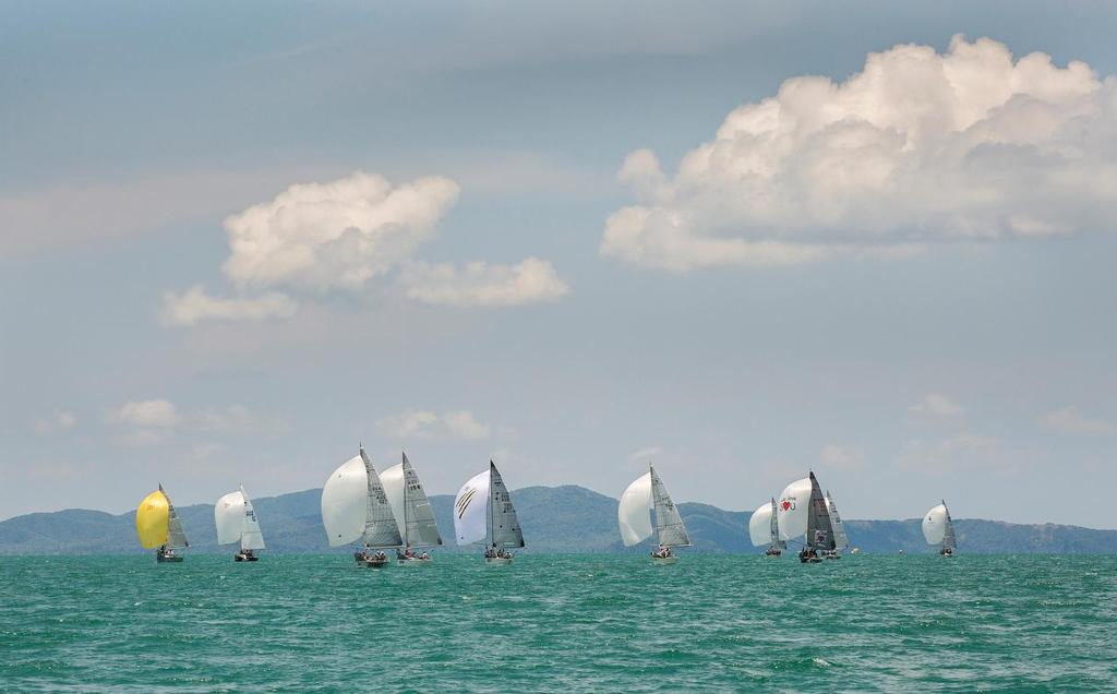 Sunshine and sparkles. Top of the Gulf Regatta 2017 photo copyright Guy Nowell/ Top of the Gulf Regatta taken at  and featuring the  class