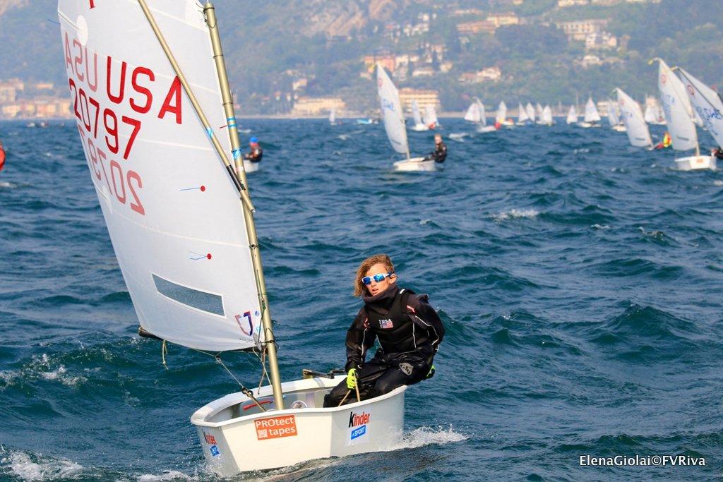 35th Lake Garda Optimist Meeting - Day 2 photo copyright  Elena Giolai/Fraglia Vela Riva taken at  and featuring the  class