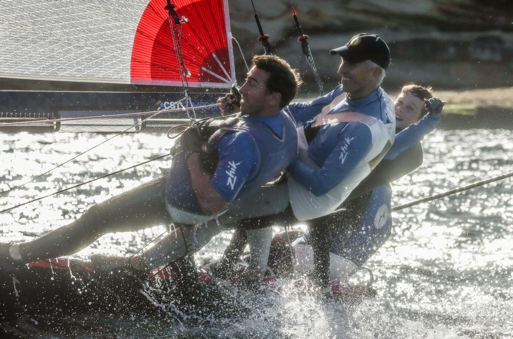 - Manly 16ft Skiff Club annual Crew Swap Day - April 2017 © Michael Chittenden 