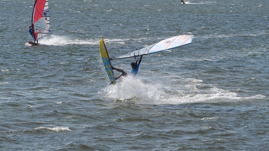 Youngest Freestyle rider Alex Mertens impresses the crowd - Hatteras OBX-Wind.com Windsurfing Festival 2017 © International Windsurfing Tour