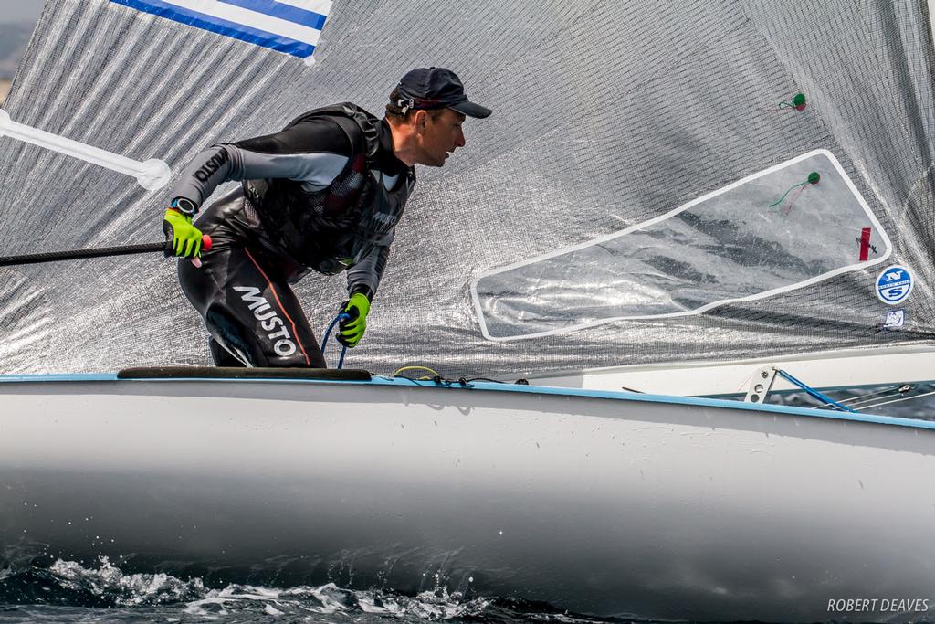 Ioannis Mitakis, GRE - 2017 Finn European Championship - Day 3 ©  Robert Deaves