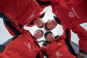 Bouttell, Black, Wolf and Horace confirmed by skipper Charles Caudrelier for the Volvo Ocean Race 2017-18. photo copyright  Yann Riou / Dongfeng Race Team taken at  and featuring the  class