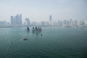 Extreme Sailing Series fleet races during day three of Act 2 photo copyright  Xaume Olleros / OC Sport taken at  and featuring the  class