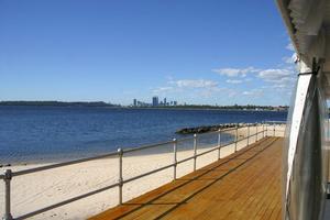 Swan River and Perth City view from South of Perth Yacht Club. - Viper 640 World Titles - Perth 2018 photo copyright Viper 640 http://viper640.org/ taken at  and featuring the  class