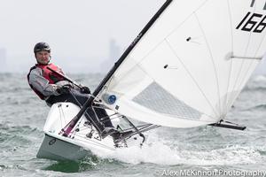 Garry Chambers from BYS sailing on Zuki. Working his way up to the top mark. - RS Aero Australian Championship photo copyright  Alex McKinnon Photography http://www.alexmckinnonphotography.com taken at  and featuring the  class