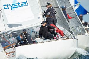Hyperactive, new mast and back in the thick of it photo copyright J24 Australia http://j24australia.com.au/ taken at  and featuring the  class