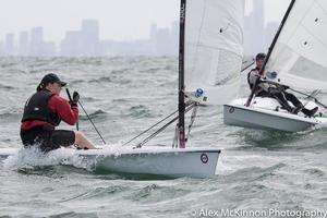 Katie Johnson from BYS sailing Bubbles. On the way to the wing mark. Another junior in this fleet. Two points behind Philippa Danks - RS Aero Australian Championship photo copyright  Alex McKinnon Photography http://www.alexmckinnonphotography.com taken at  and featuring the  class