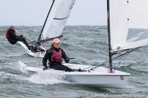 Philippa Danks from BYS on Aero Dynamic Another junior, and is two pionts behind Jacqui Hokum. Making her way to the finish in the second race - RS Aero Australian Championship photo copyright  Alex McKinnon Photography http://www.alexmckinnonphotography.com taken at  and featuring the  class