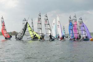 RS400 Sprint Championships at Rutland Sailing Club photo copyright  Peter Fothergill taken at  and featuring the  class