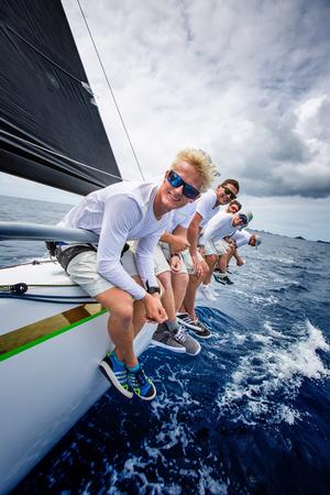 Lloyd Thorburg's ``Fomo`` out for a practice before Les Voiles de Saint Barth photo copyright Team FOMO taken at  and featuring the  class