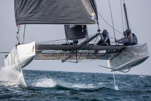 Team Argo flying high - GC32 Racing Tour - Owner-Driver Championship photo copyright Jesus Renedo / GC32 Racing Tour taken at  and featuring the  class