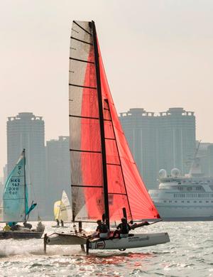 Flying Phantom, winner of the RHKYC Tomes Cup 2017. photo copyright  RHKYC/Guy Nowell http://www.guynowell.com/ taken at  and featuring the  class