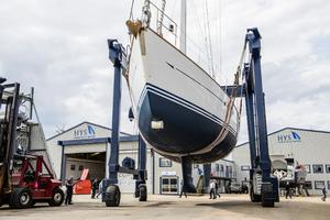 HYS is a hive of activity, as racing and pleasure boat owners prepare their yachts for the season ahead. photo copyright  Louay Habib taken at  and featuring the  class