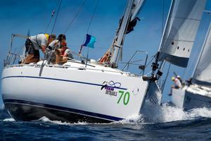 Don Clements' Harmony 42, Texas Outhauls won the last race of the day in CSA Bareboat 4 photo copyright Paul Wyeth / www.pwpictures.com http://www.pwpictures.com taken at  and featuring the  class