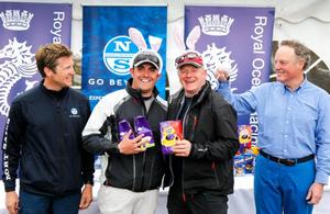 Getting into the spirit of the RORC Easter Challenge, the REYC Offshore Racing team on the J/109 Trojan photo copyright Paul Wyeth / www.pwpictures.com http://www.pwpictures.com taken at  and featuring the  class
