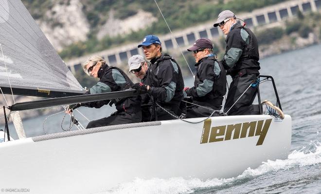 The Estonian Tõnu Tõniste helming Lenny EST790 completes the provisional podium of the Corinthian division after Day 2 - Melges 24 European Sailing Series ©  IM24CA/ZGN/Mauro Melandri