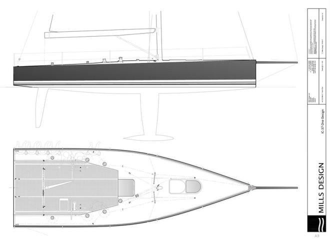 Mills deck plan - Rolex NYYC Invitational Cup © Stuart Streuli