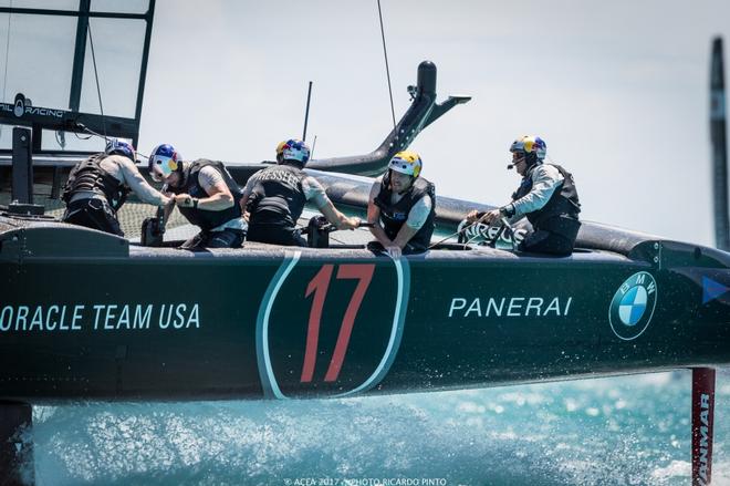 Oracle Team USA - 35th America’s Cup Bermuda 2017 - Practice racing week © ACEA / Ricardo Pinto http://photo.americascup.com/