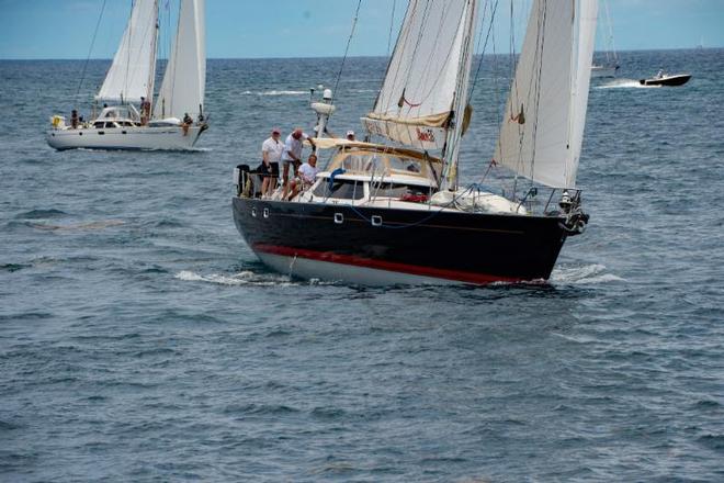 Race Chair, Les Crane's Farr PH 56, Monterey at the start of the first Antigua Bermuda Race organized by The Royal Bermuda Yacht Club in association with Antigua Sailing Week  ©  Ted Martin / Antigua Bermuda Race