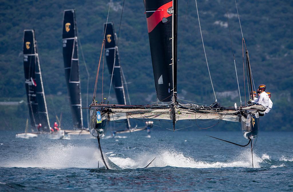 ARMIN STROM Sailing Team won today's first ever ANONIMO Speed Challenge - 2017 GC32 Racing Tour © Jesus Renedo / GC32 Racing Tour