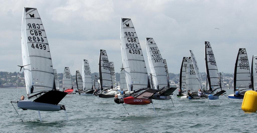 Start - Day 3 - UK International Moth National Championship 2017 © Mark Jardine / IMCAUK