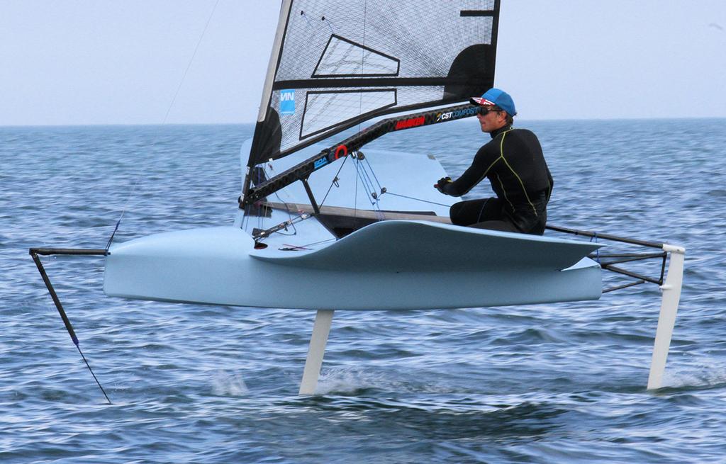 Ben Saxton - Day 3 - UK International Moth National Championship 2017 © Mark Jardine / IMCAUK