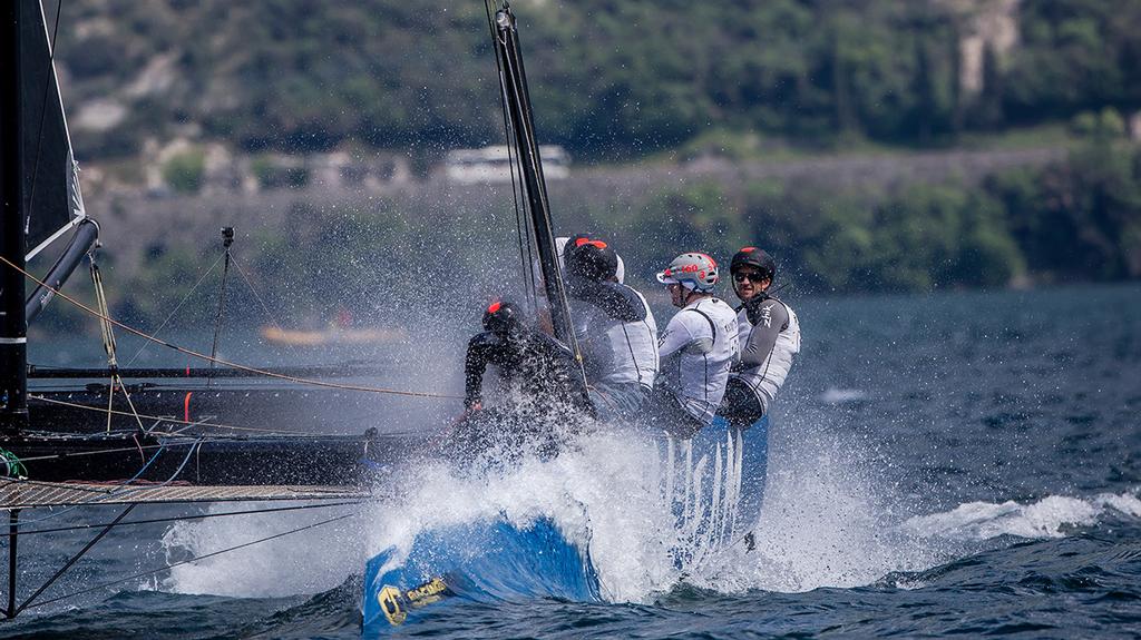 Realteam shares the top spot on the leaderboard with Team ENGIE - 2017 GC32 Racing Tour © Jesus Renedo / GC32 Racing Tour