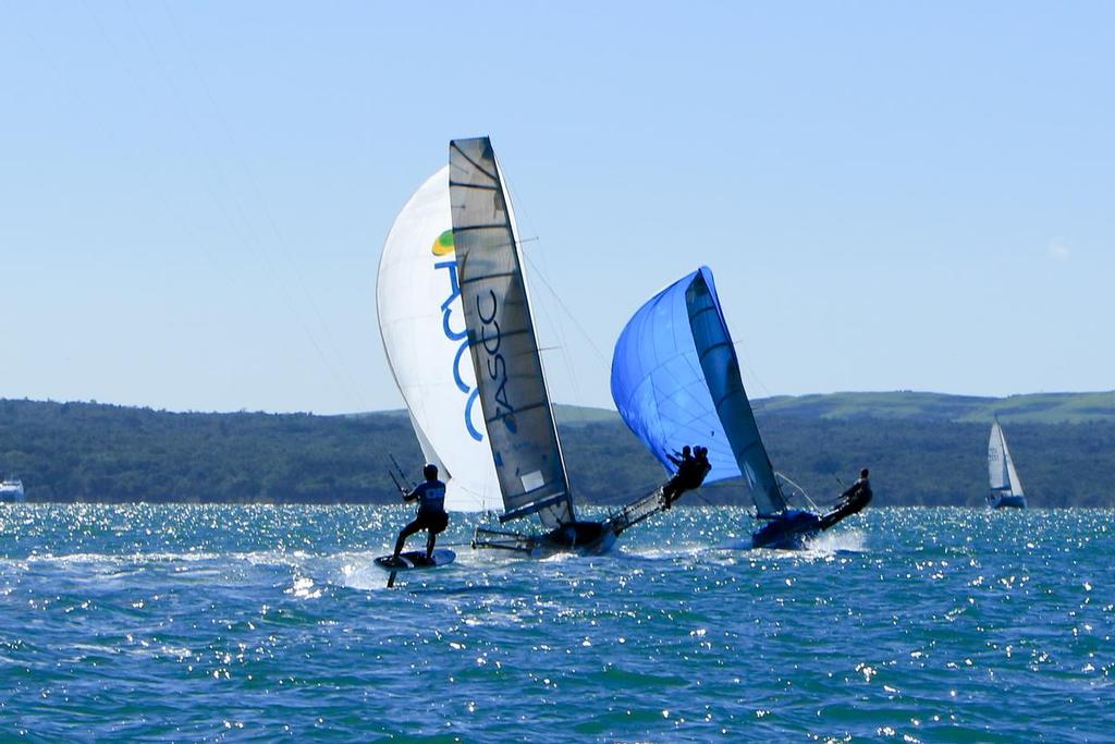 King of the Waitemata Skiffs and Foils 03 - King of the Waitemata - May 2017 photo copyright Mike Peffers Photography www.mikepeffersphotography.com taken at  and featuring the  class