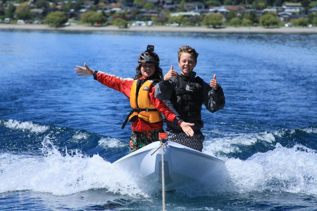 O'pen BIC - having fun even when there is no wind photo copyright O'pen BIC New Zealand taken at  and featuring the  class