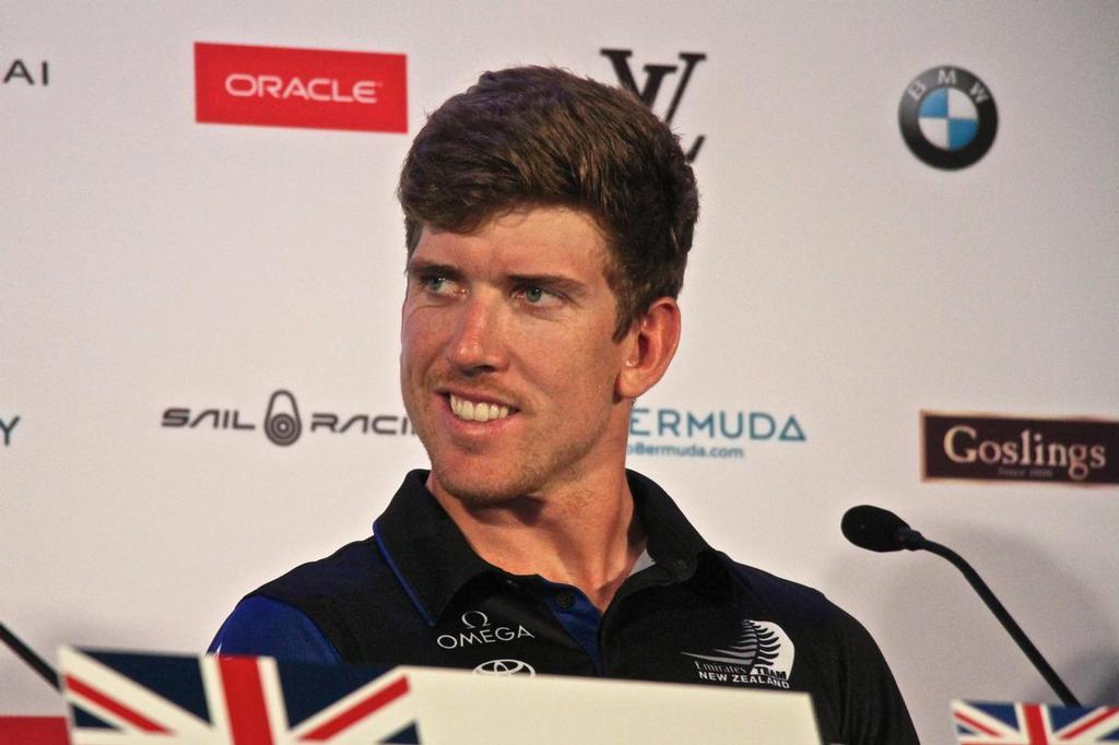 Peter Burling (Emirates Team NZ) 35th America's Cup - Opening Media Conference, May 24, 2017 &copy; Richard Gladwell www.photosport.co.nz